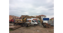 Bagr otočný CAT 315, lžíce 60,90,100 svahovací (kladivo)